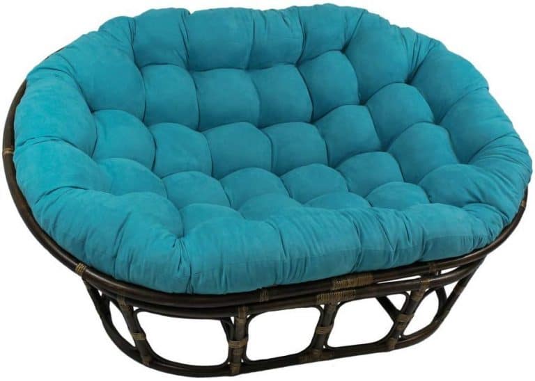 The 11 Best Double Papasan Chairs Of 2022   Aqua Blue Double Papasan 768x548 