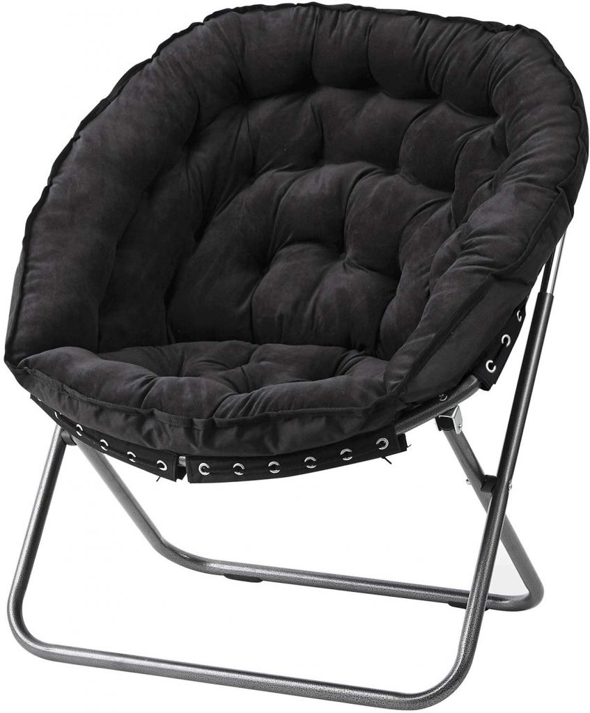 Black Papasan Moon Chair 847x1024 