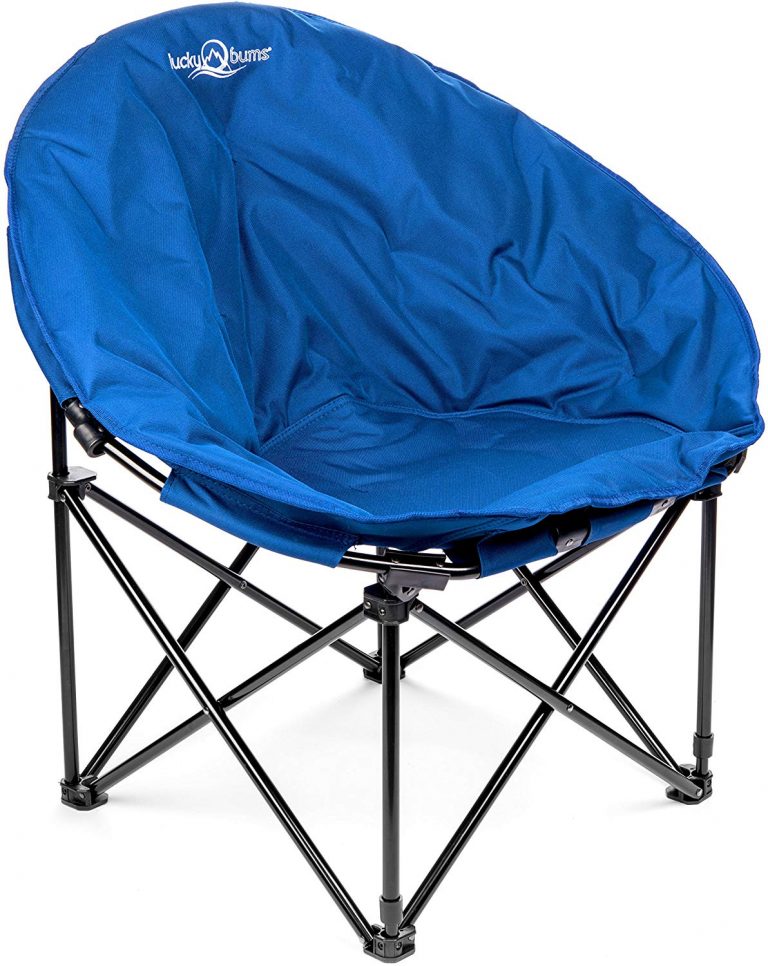 Blue lucky bums camp chair