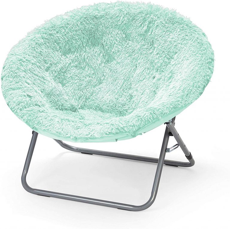 Mint oversized mongolian chair