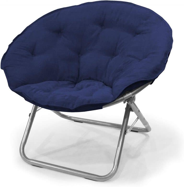 Navy microsuede Urban Shop chair