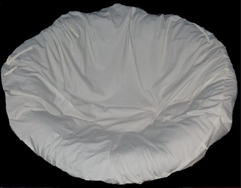 White papasan cushion cover