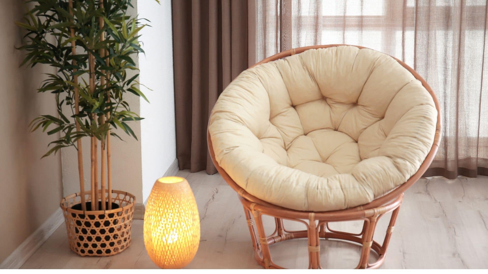 How are the papasan chairs made?