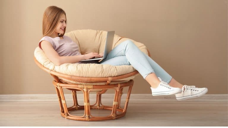 How are the papasan chairs made