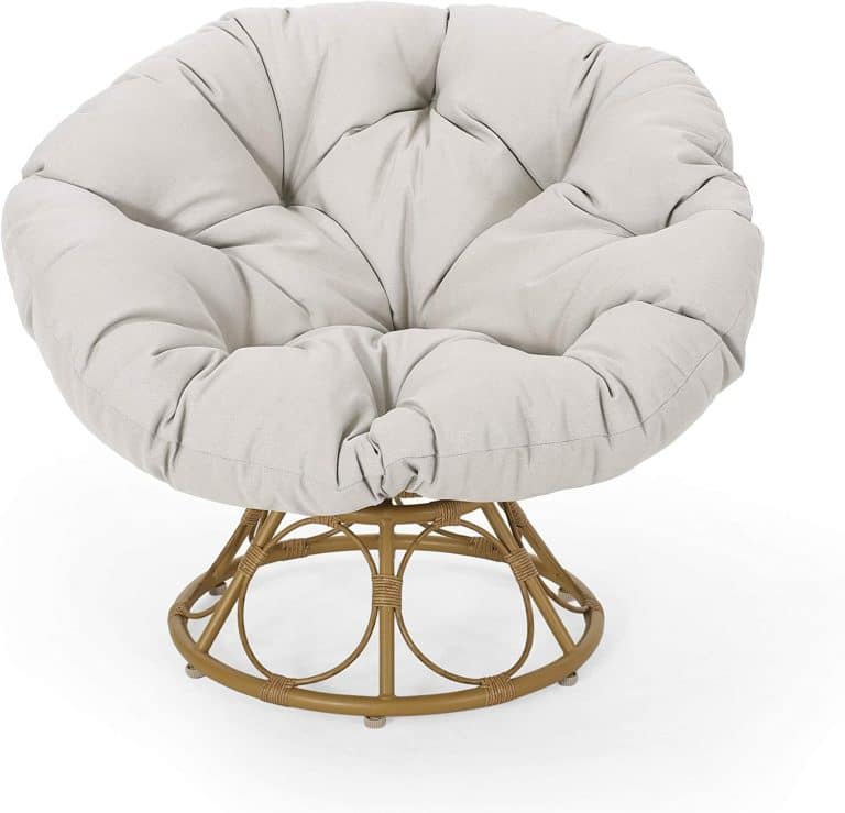 The 10 Best Papasan Chairs Of 2022   Outdoor Papasan Swivel Chair With Water Resistant Cushion 768x739 