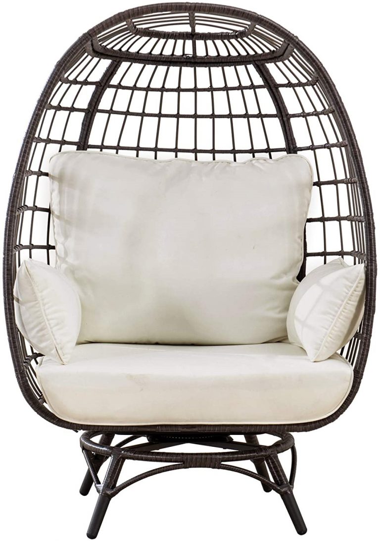 Sunjoy Laura Swivel Egg Cuddle Chair