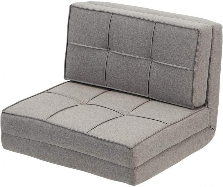 The 7 Best Floor Sofas Of 2024   MELLCOM Triple Fold Down Sofa Bed 768x644 