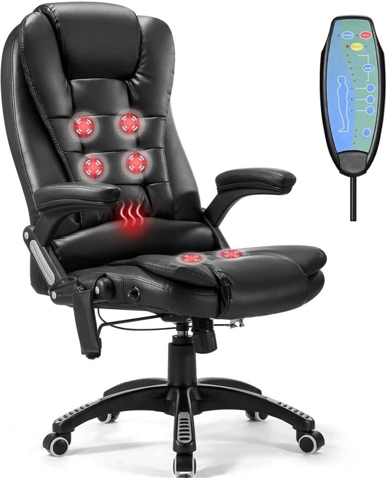 The 10 Best Massage Office Chairs Of 2021   Adjustable Massage Office Chair With Heated Option 768x947 