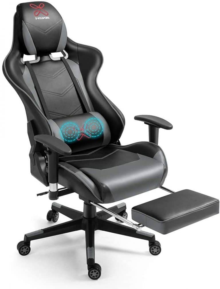 X-VOLSPORT Ergonomic Gaming and Office Chair with Footrest